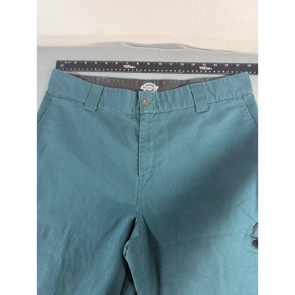 Dickies Flex Skateboarding Pants Mens 36x32 Green Relaxed Fit Chino Casual